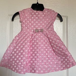 BYBLOS Toddler Girl Formal Pink Dress - 24 months